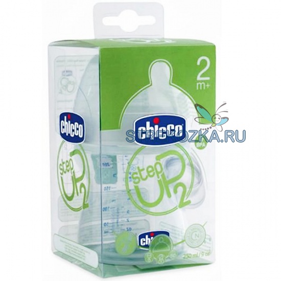 Бутылочка chicco step up для каш 6