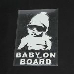 Наклейка на стекло автомобиля Baby On Board