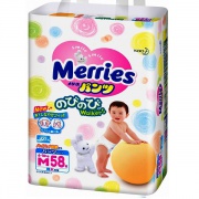 Трусики Merries 6-10 кг M (58 шт)