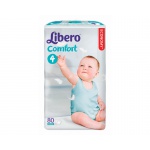 Подгузники Libero Comfort Fit 4 Maxi 7-14 кг (80 шт)