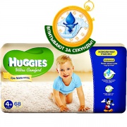 Подгузники Huggies Ultra Comfort 4+ для мальчиков 10-16 кг (68 шт)