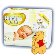 Подгузники Huggies Elite Soft (1) до 5 кг 27 шт.