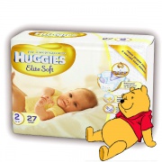 Подгузники Huggies Elite Soft (2) 4-7 кг 27 шт.