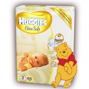 Подгузники Huggies Elite Soft (2) 4-7 кг 66 шт.