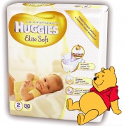 Подгузники Huggies Elite Soft (2) 4-7 кг 88 шт.