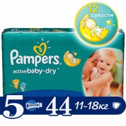 PAMPERS Подгузники Active Baby Junior (11-18 кг) Экономичная Упаковка 44