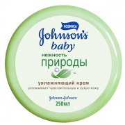 Johnsons baby Крем увлажняющий Нежность природы (250 мл)