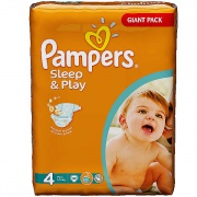 PAMPERS Подгузники Sleep & Play Maxi (8-14 кг) Джайнт Упаковка 86