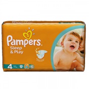 PAMPERS Подгузники Sleep & Play Maxi (7-14 кг) Экономичная Упаковка 50