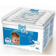 Bel Baby Ватные палочки с ограничителем, (56 шт)