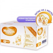 Подгузники Huggies Elite Soft (3) 5-9 кг 160  шт