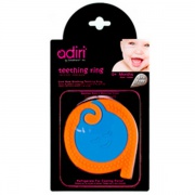 Прорезыватель для зубов Adiri A Teething Rings, cyan-orange