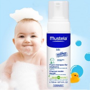 Mustela Bebe Шампунь-пенка от себорейных корочек с дозатором (150 мл)