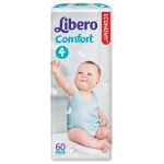 Подгузники Libero Comfort 4 Maxi 7-14 кг (60 шт)